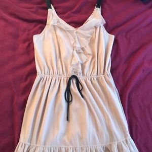 Peachy and black dress